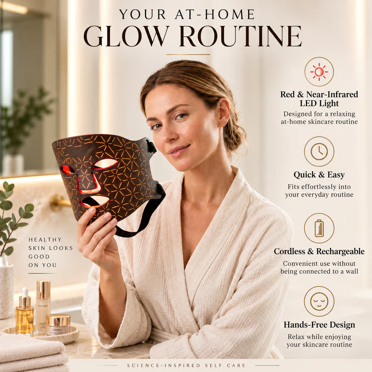 LumaVeil™- Red Light Therapy Mask